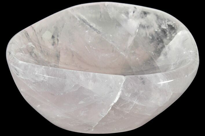 Polished Rose Quartz Bowl #232391